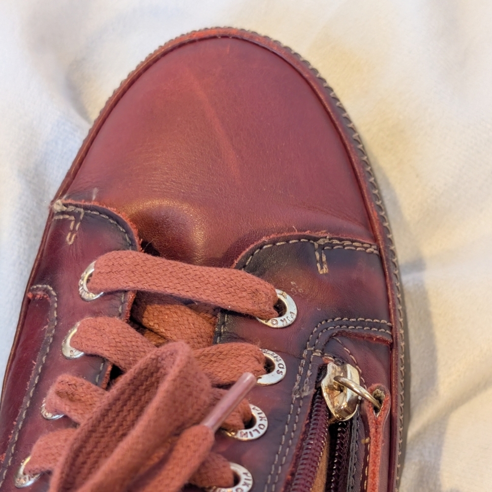 Pikolinos Mallorca Sneaker Size 40 Maroon/Burgundy - Picture 5 of 15
